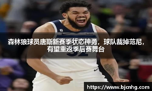 森林狼球员唐斯新赛季状态神勇，球队裁掉范尼，有望重返季后赛舞台